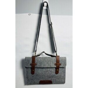 Mosiso Laptop Bag Gray With Strap 14.5”x10.5”x1”